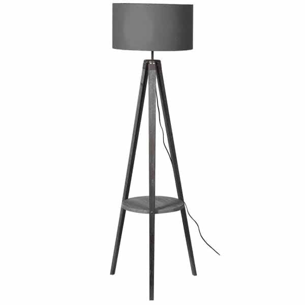 Grey Shade Floor Lamp - Top Drawer Cork