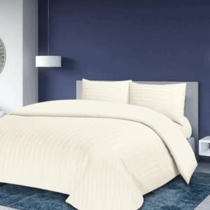 200 THREAD COUNT  COTTON BLEND DUVET COVER SET CREAM