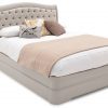ALBIE UPHOLSTERED BED :  4-6  , 5FT &  6FT - Image 3