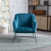 Cleo Accent Chair – FEDERAL BLUE - Image 3