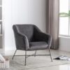 Cleo Accent Chair – Cinder