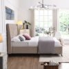 Myia Bed Beige - Image 4