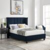 LEANNE  BED FRAME NAVY - Image 2