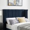 LEANNE  BED FRAME NAVY - Image 3