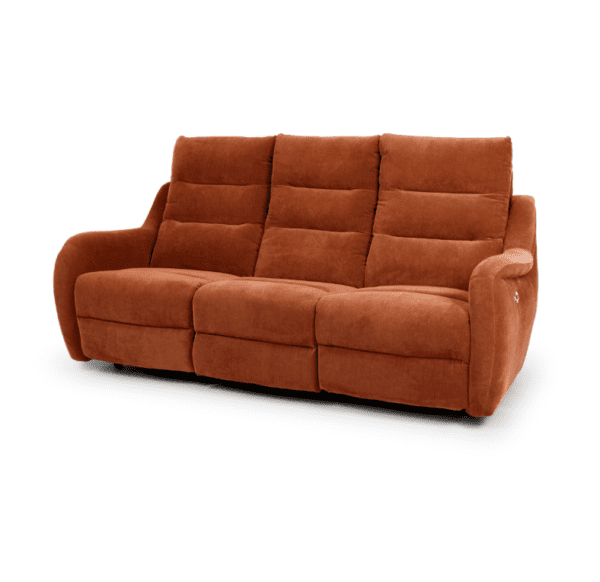 Apex 3 Seater Power – Cinnamon - Image 5