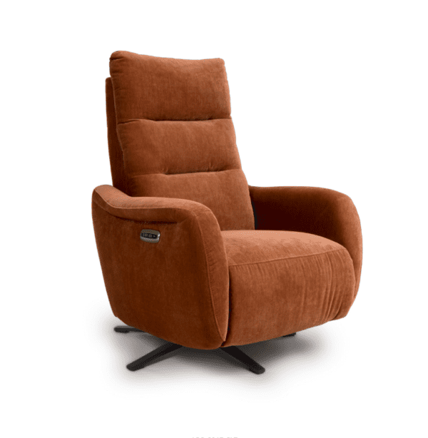 Apex 1 Seater  swivel dual Power – Cinnamon - Image 2