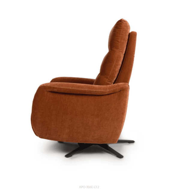 Apex 1 Seater  swivel dual Power – Cinnamon - Image 3