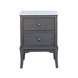 Monik 2 dr accent table with marble top russell