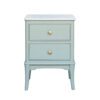 Monik 2 dr accent table with marble top  Sage