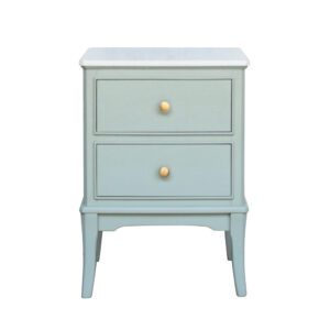 Monik 2 dr accent table with marble top  Sage