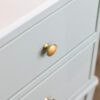 Monik 2 dr accent table with marble top  Sage - Image 4