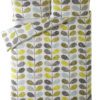 Orla kiely...SCRIBBLE  Cotton Bedding, DUCKEGG/SEAGRASS - Image 3