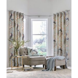 Laura Ashley Belvedere Duckegg Ready Made Curtains
