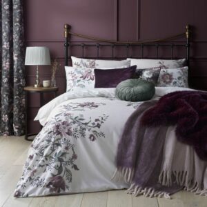 Laura Ashley Edita'S Garden Blackberry Purple Bedding