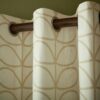 Orla Kiely Linear Stem Natural Ready Made Curtains - Image 3