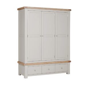 Dwane 3 Door Wardrobe Taupe