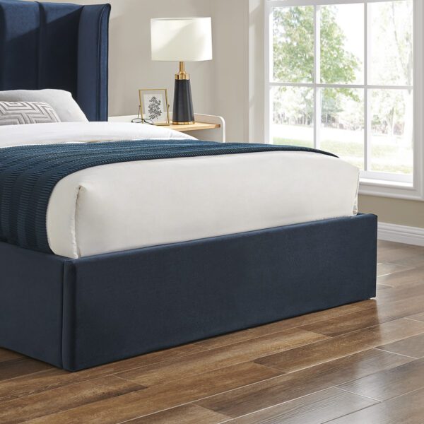 LEANNE STORAGE BED FRAME NAVY - Image 5