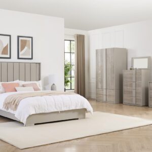 Janice 5' Bed Grey