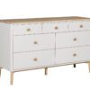 Harlow 7 Drawer Chest of Drawers Taupe