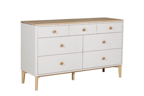 Harlow 7 Drawer Chest of Drawers Taupe