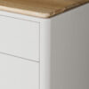 Harlow 7 Drawer Chest of Drawers Taupe - Image 4