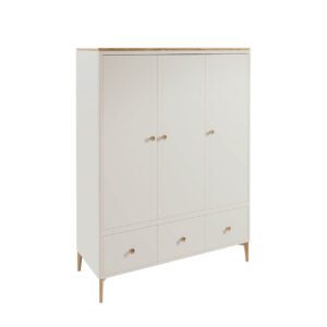 Harlow 3 Door Wardrobe Taupe