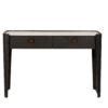 Randel 2 Drawer Dressing Table / Mirror/ Stool Ebony - Image 3
