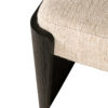 Randel 2 Drawer Dressing Table / Mirror/ Stool Ebony - Image 4