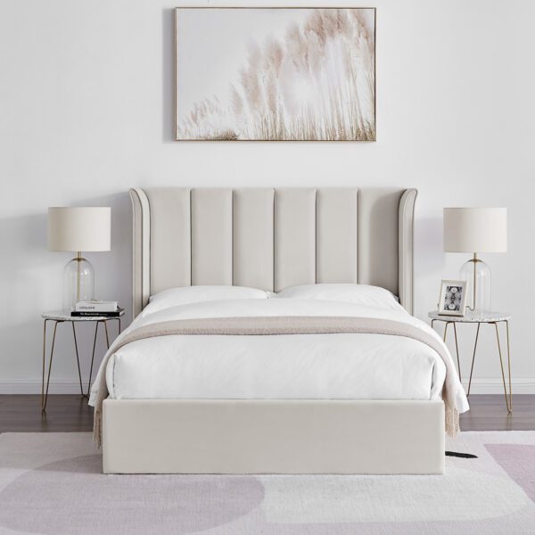 LEANNE STORAGE BED FRAME NATURAL - Image 3