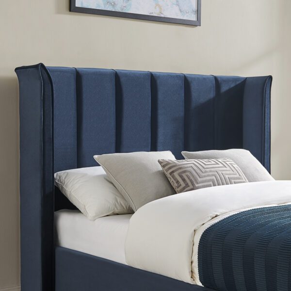 LEANNE STORAGE BED FRAME NAVY - Image 4