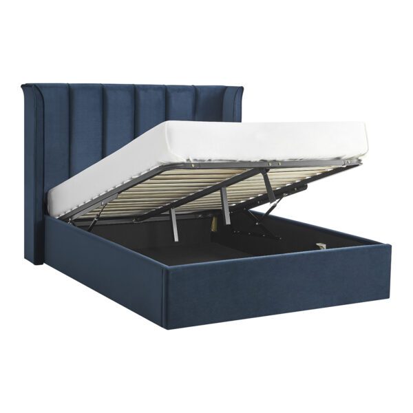 LEANNE STORAGE BED FRAME NAVY - Image 6