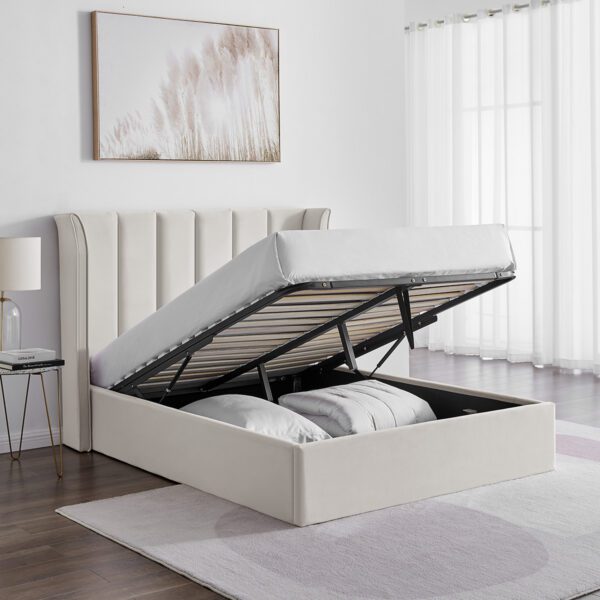 LEANNE STORAGE BED FRAME NATURAL