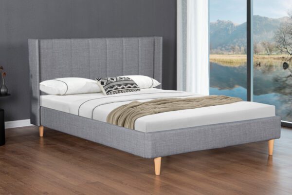 Alex 4ft6 Bed in grey
