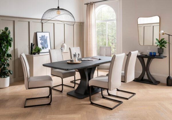 DAVINA extending table  160-200 + 6 chairs