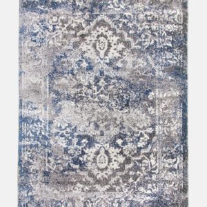 Floor  runner  Tika Medallion - Navy  67x240