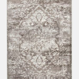 Floor  runner  Tika Medallion -Taupe  67x240