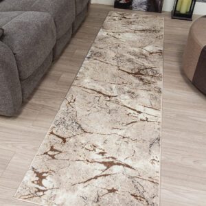 Floor Runner  -Glitz Marble Beige   67x250