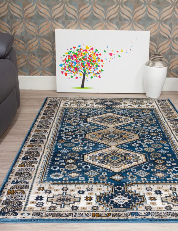 Floor  runner  Ziza -Katana Blue 67x240 - Image 5