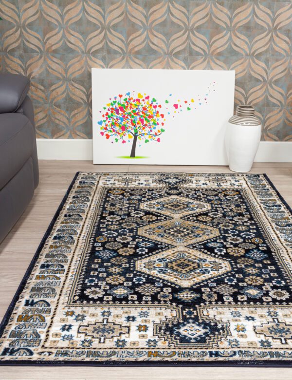 Floor  runner  Ziza -Katana Navy 67x240 - Image 8