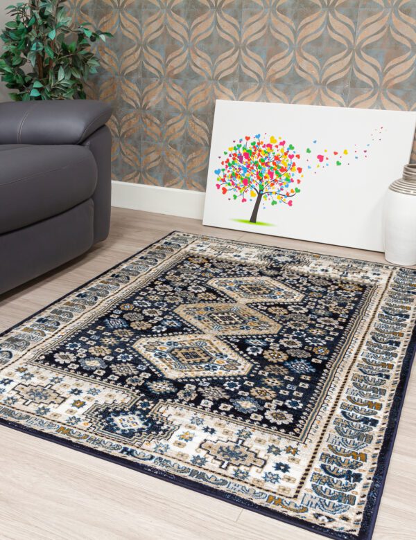 Floor  runner  Ziza -Katana Navy 67x240 - Image 7