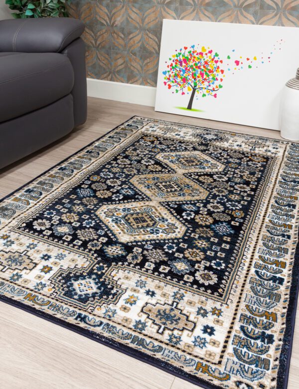 Floor  runner  Ziza -Katana Navy 67x240 - Image 6