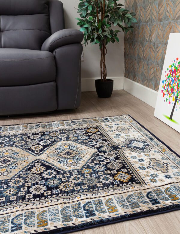 Floor  runner  Ziza -Katana Navy 67x240 - Image 5