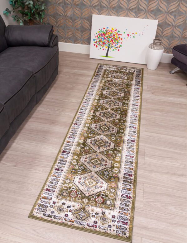 Floor  runner  Ziza -Katana Green 67x240