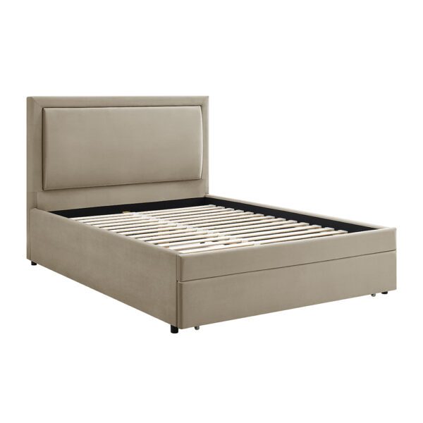 Ursula Drawer Bed Taupe - Image 4