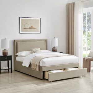 Ursula Drawer Bed Taupe