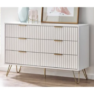 Masion 6  Drawer chest- Matt White