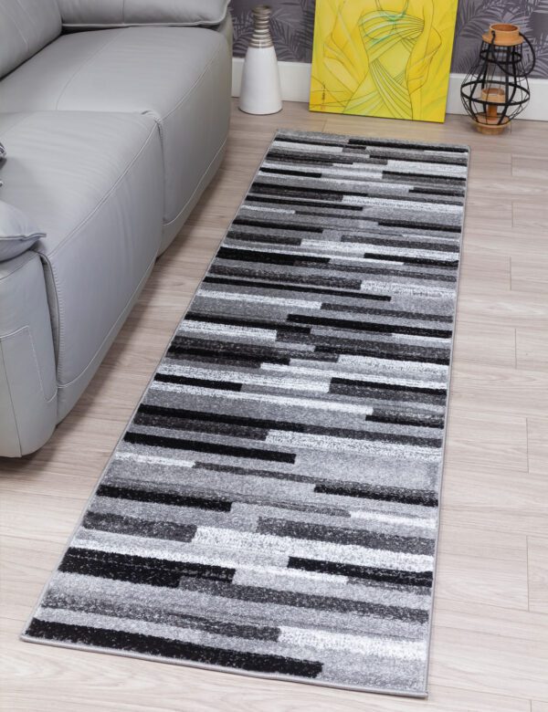 Floor Runner  -SAMBA LEVELS GREY 67x250