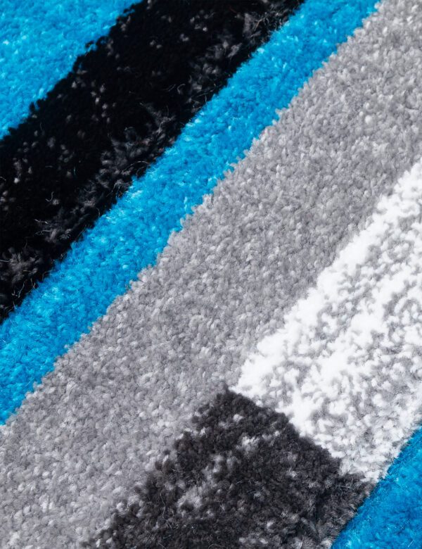 Floor Runner  -SAMBA LEVELS TEAL 67x250 - Image 6