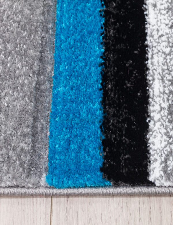 Floor Runner  -SAMBA LEVELS TEAL 67x250 - Image 5