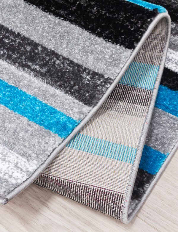Floor Runner  -SAMBA LEVELS TEAL 67x250 - Image 3